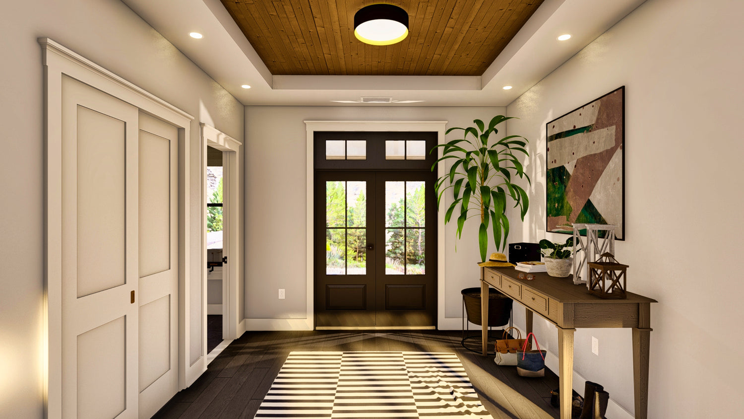 Custom House Plan Foyer