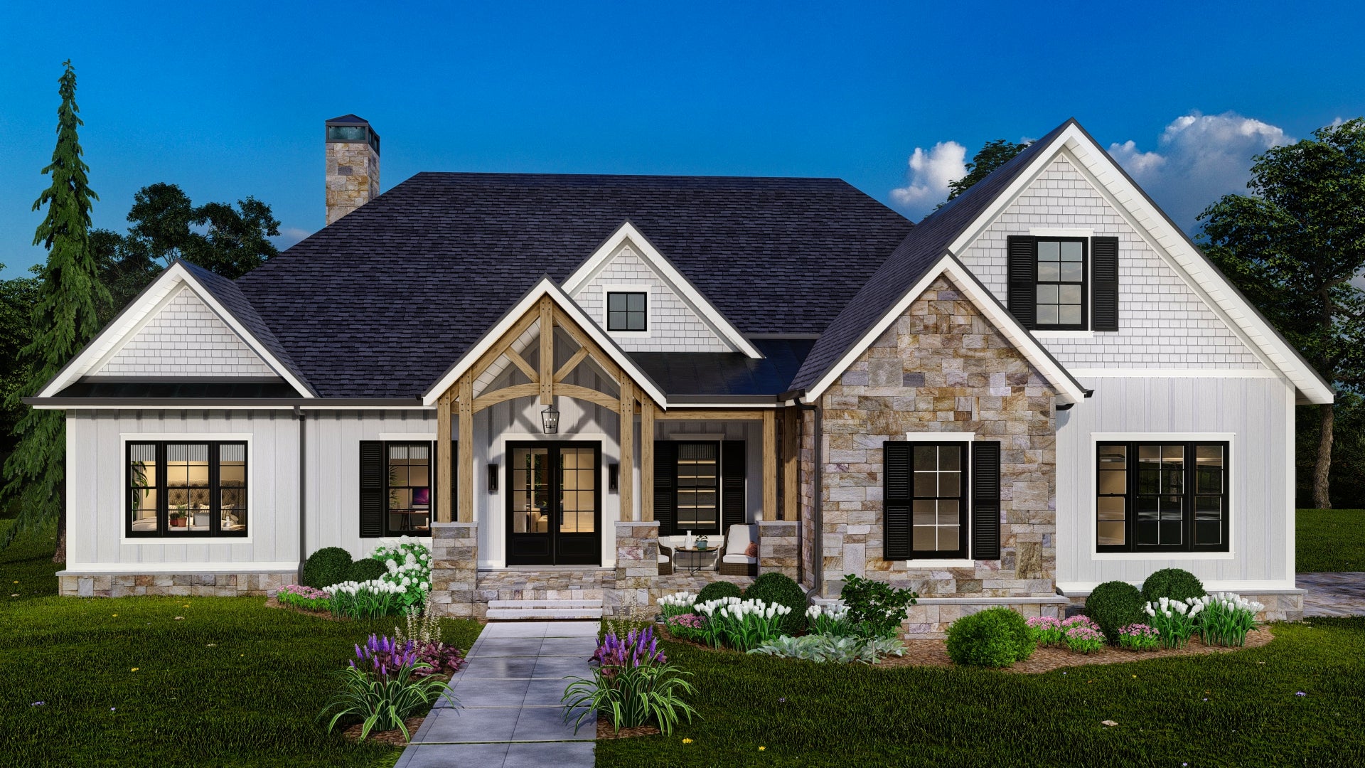Gable Roof House Design