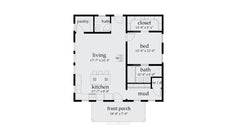 Juniper Cottage - House Plan