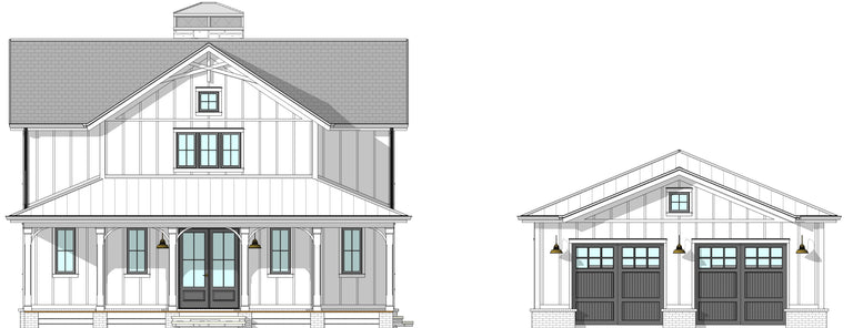 Cross Gable - House Plan – Boutique Home Plans