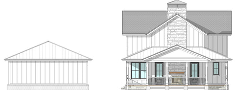 Cross Gable - House Plan