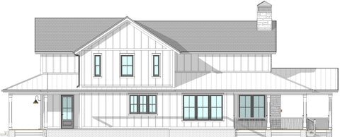 Cross Gable - House Plan