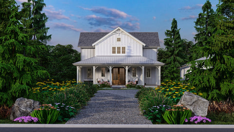 Cross Gable - House Plan