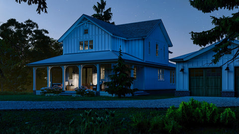 Cross Gable - House Plan