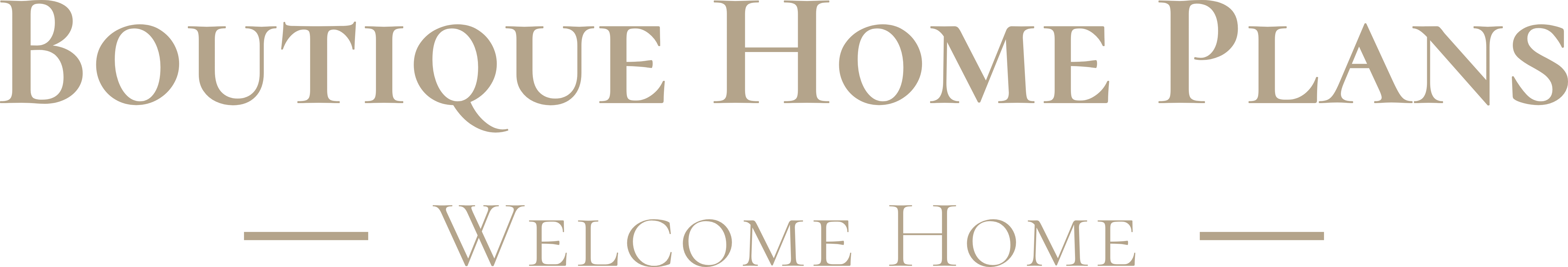 Boutique Home Plans Logo