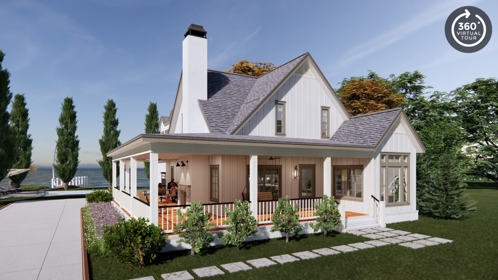 Modern Ranch House Plans 3d