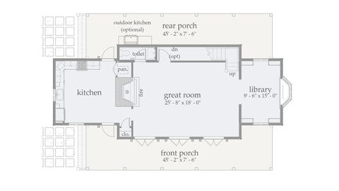Berkshire Cottage - House Plan