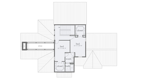 3 Bed Modern Farmhouse Plan