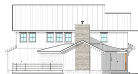 4 Bed Modern Farmhouse Plan