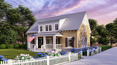 4 Bed Cottage House Plan