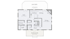 4 Bed Cottage House Plan