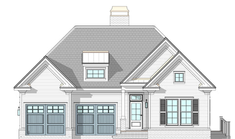 3 Bed Ranch House Plan