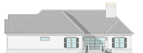 3 Bed Ranch House Plan