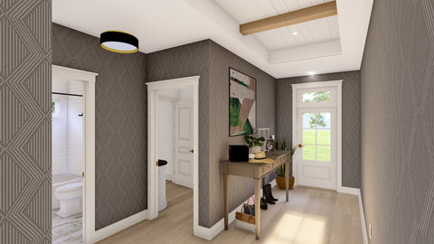 5 Bed Ranch House Plan