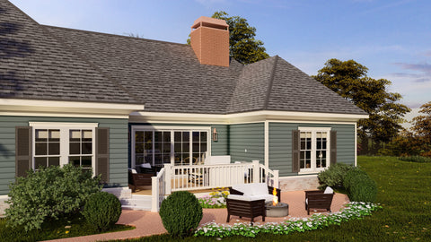 5 Bed Ranch House Plan