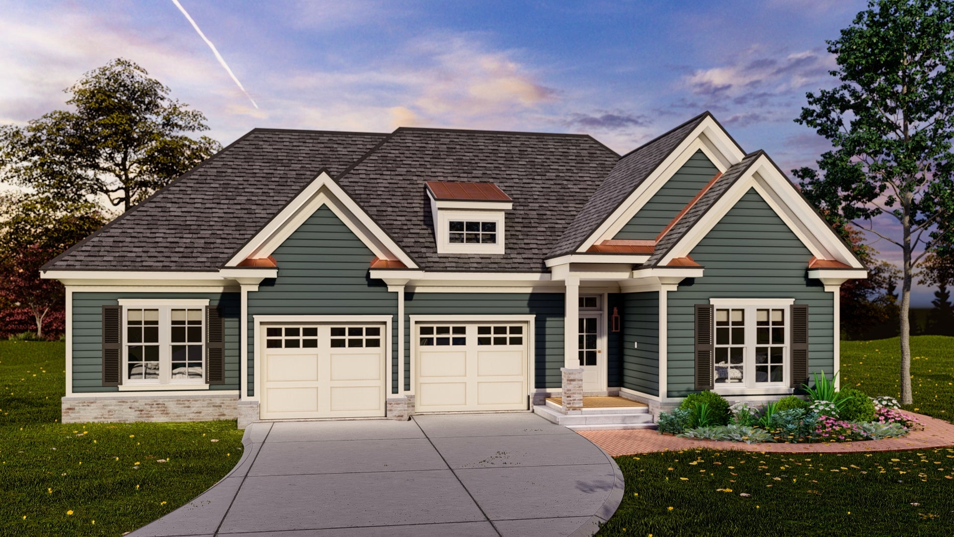 5 Bed Ranch House Plan