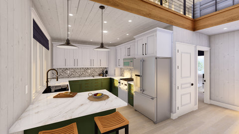 3 Bed Mountain House Plan