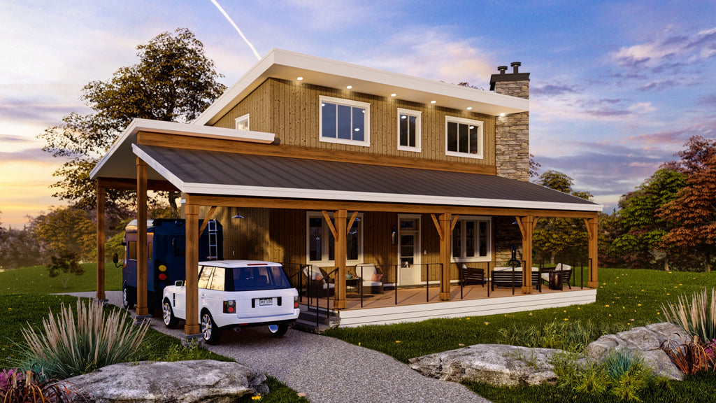 3 Bed Mountain House Plan