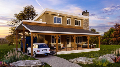 3 Bed Mountain House Plan
