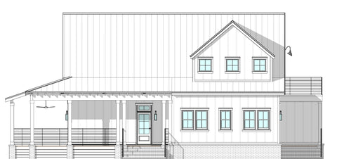 3 Bed Farm House Plan