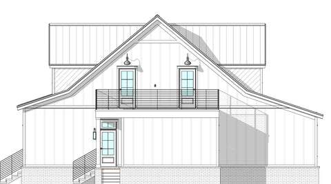 3 Bed Farm House Plan
