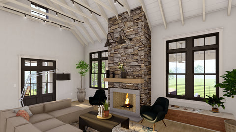 3 Bed Farm House Plan