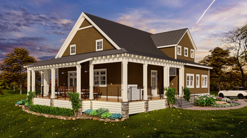 3 Bed Farm House Plan