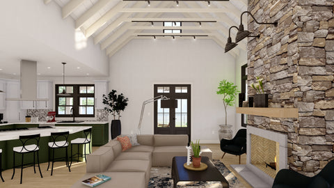 3 Bed Farm House Plan