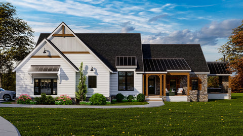 4 Bed Farm House Plan