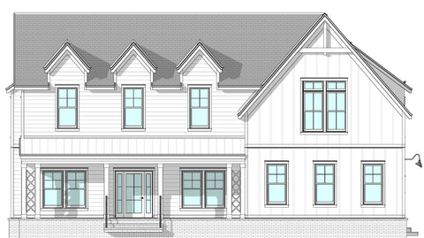 5 Bed Farmhouse Plan