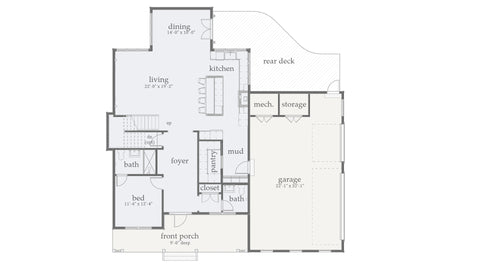 5 Bed Farmhouse Plan