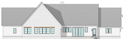 4 Bed Ranch Cottage Home Plan