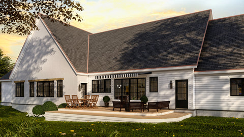 4 Bed Ranch Cottage Home Plan