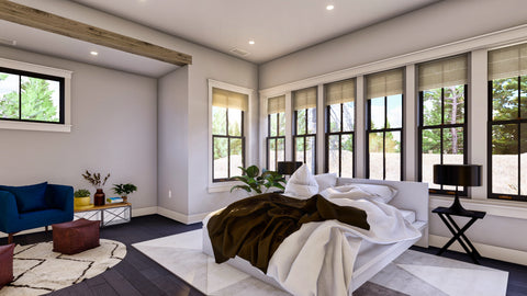 Western Style 3 Bedroom Ranch House Plan