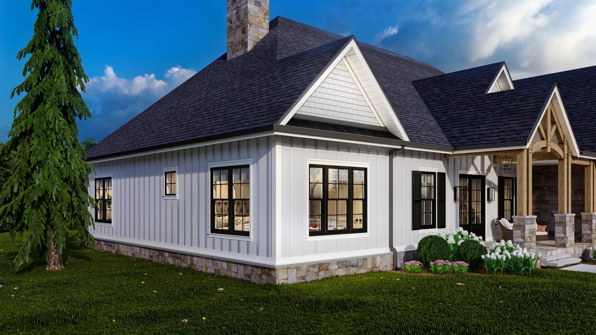 End Gable - House Plan – Boutique Home Plans